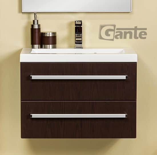 Vanity Unit Focus 60cm/2 + Basin CLEVER 60cm Wenge