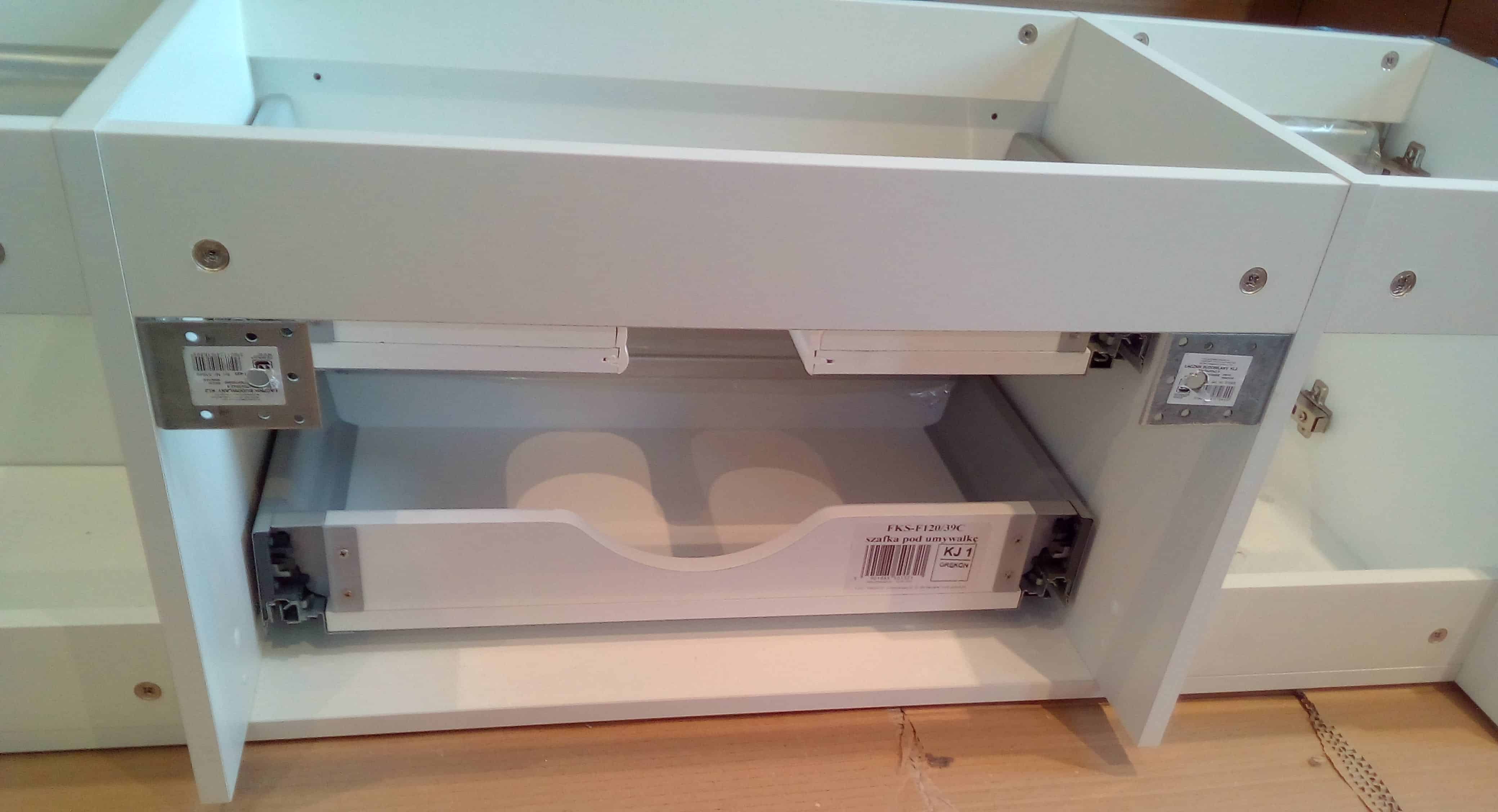 back of the vanity unit