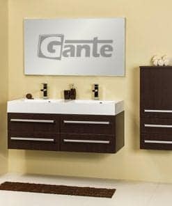 Vanity Unit Focus 120cm/4 + Double Basin UFKS 120cm Wenge