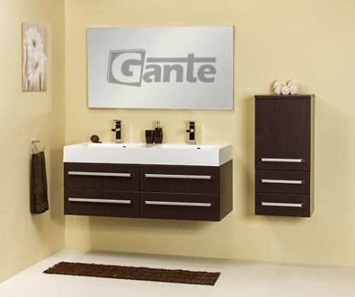 Vanity Unit Focus 120cm/4 + Double Basin UFKS 120cm Wenge