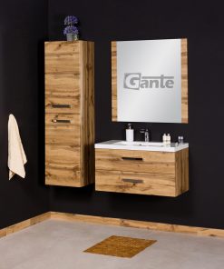oak vanity unit