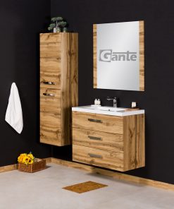 oak vanity unit