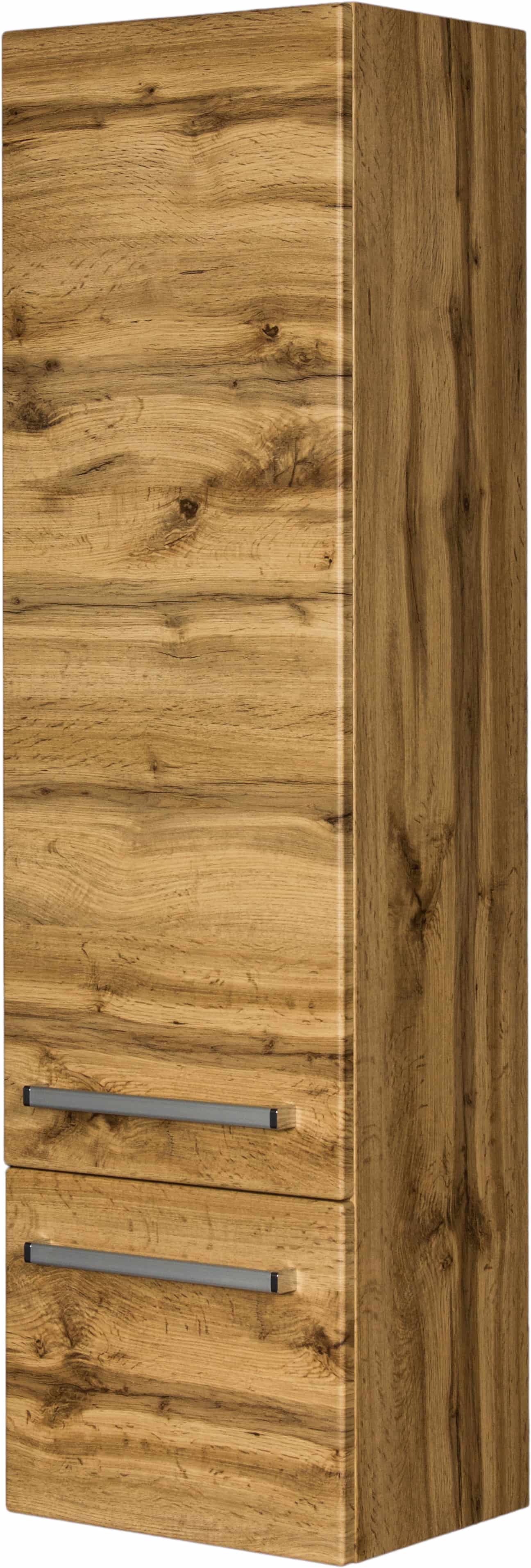 tall storage unit oak