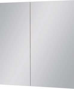 Oak bathroom cabinet with mirror