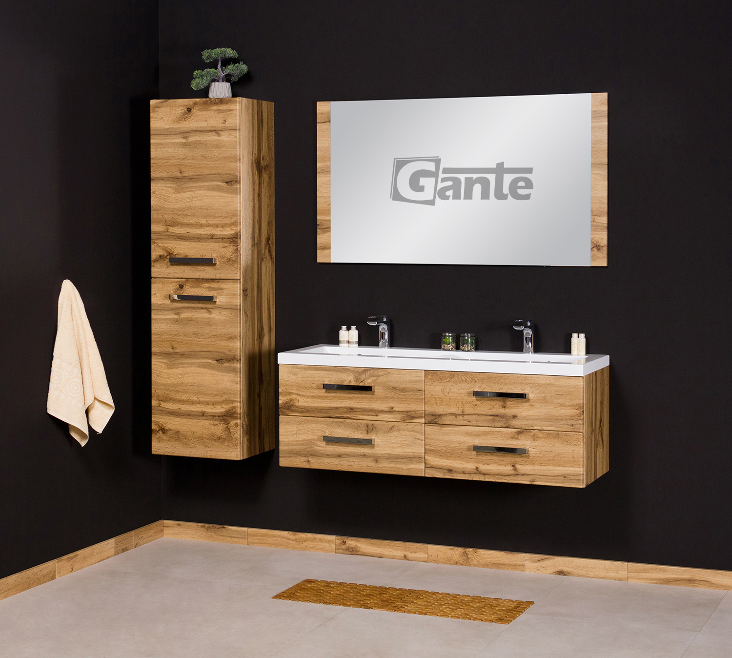 4 drawers oak vanity unit ireland