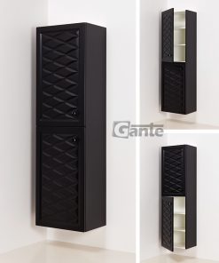 tall storage unit black