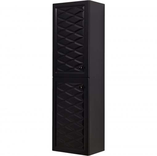 tall storage unit black