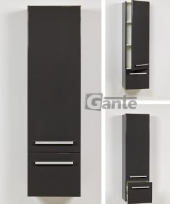 tall storage unit grey