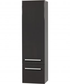 tall storage unit grey