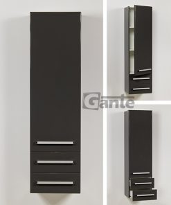 tall storage unit grey
