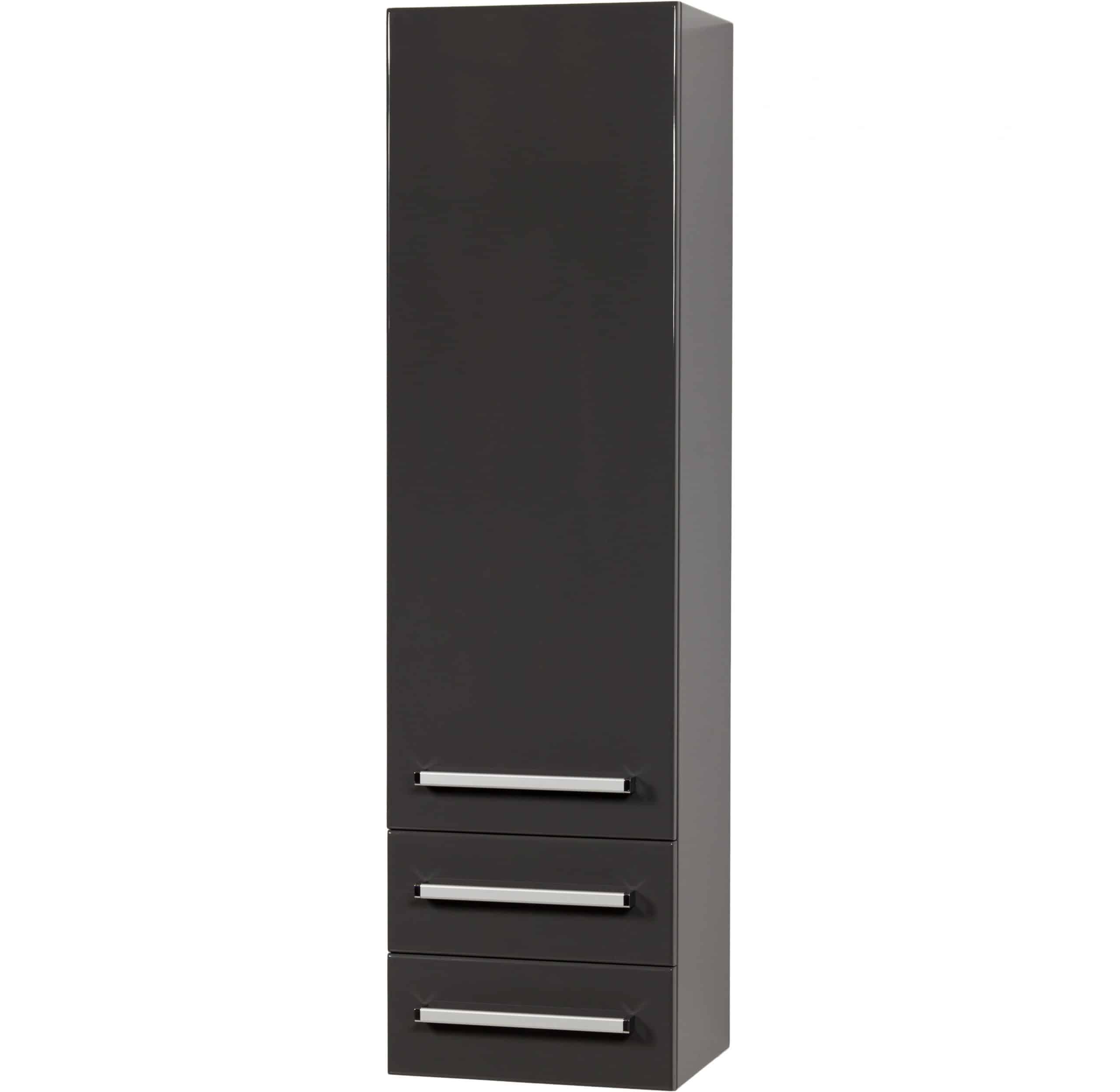 tall storage unit grey