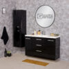 large black vanity waterford
