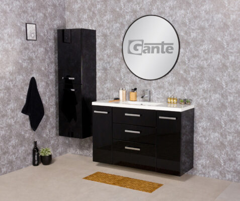 large black vanity waterford