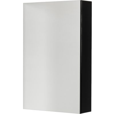 Black cabinet with mirror