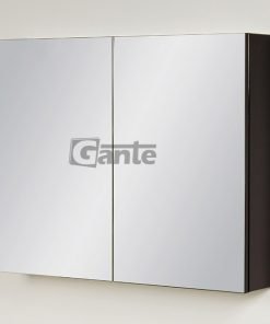 bathroom press black with mirror