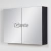 bathroom press black with mirror
