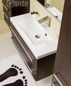 vanity unit 80cm wenge