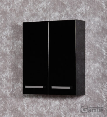 60cm black bathroom cabinet
