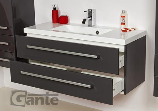 Vanity unit grey 100cm