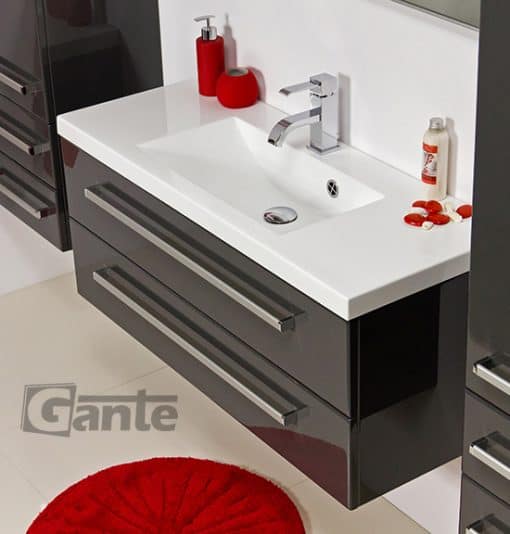Vanity unit grey 100cm