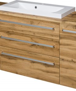 140 cm vanity unit in oak