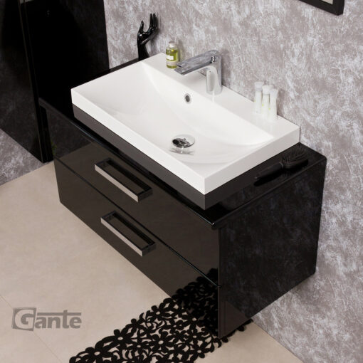 Vanity Unit Focus 80cm/2 + worktop - Image 3