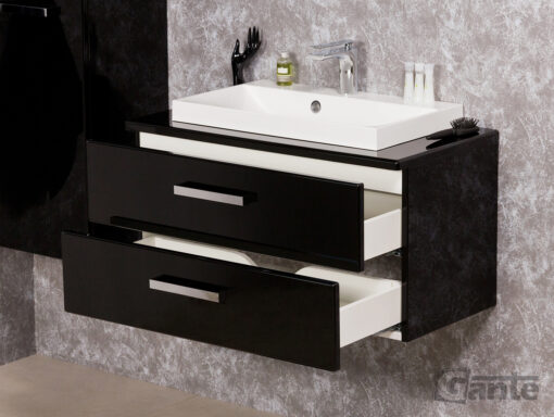 Vanity Unit Focus 80cm/2 + worktop - Image 4