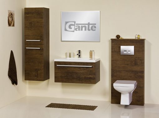 toilet cover in antique wood