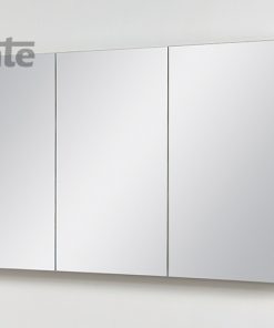 grey cabinet with mirror 120 cm