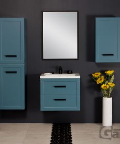blue vanity unit 60cm