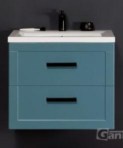 blue vanity unit 60cm