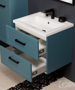 blue vanity unit 60cm