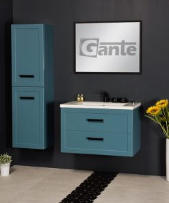 blue vanity unit 80cm