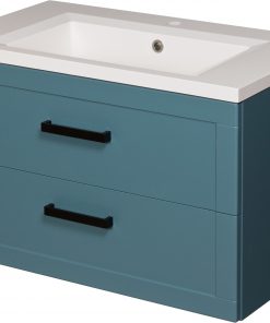 blue vanity unit 80cm