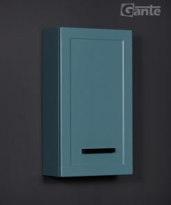 blue bathroom cabinet