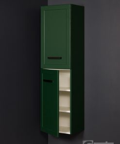Tall storage unit in green