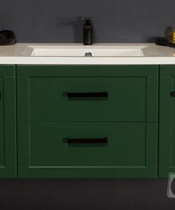 120 cm vanity unit in green