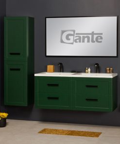 green vanity unit 120cm