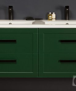 green vanity unit 120cm