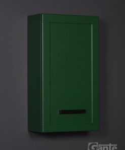 bathroom cabinet in green