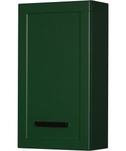 bathroom cabinet in green