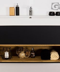 black vanity unit 100cm