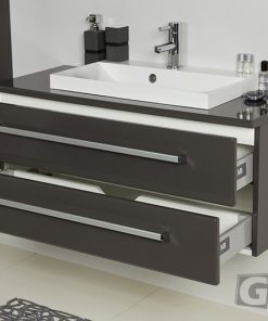 100cm grey vanity unit