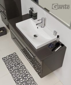 100cm grey vanity unit