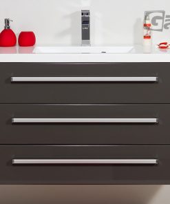 100cm grey vanity unit