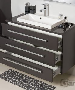 100cm grey vanity unit