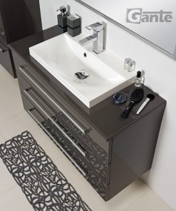 100cm grey vanity unit