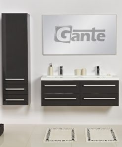 120cm grey vanity unit