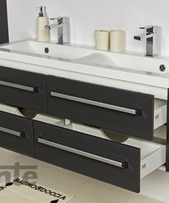 120cm grey vanity unit