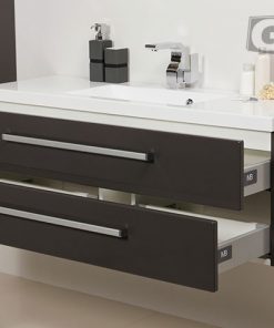 grey vanity unit 2 drawers